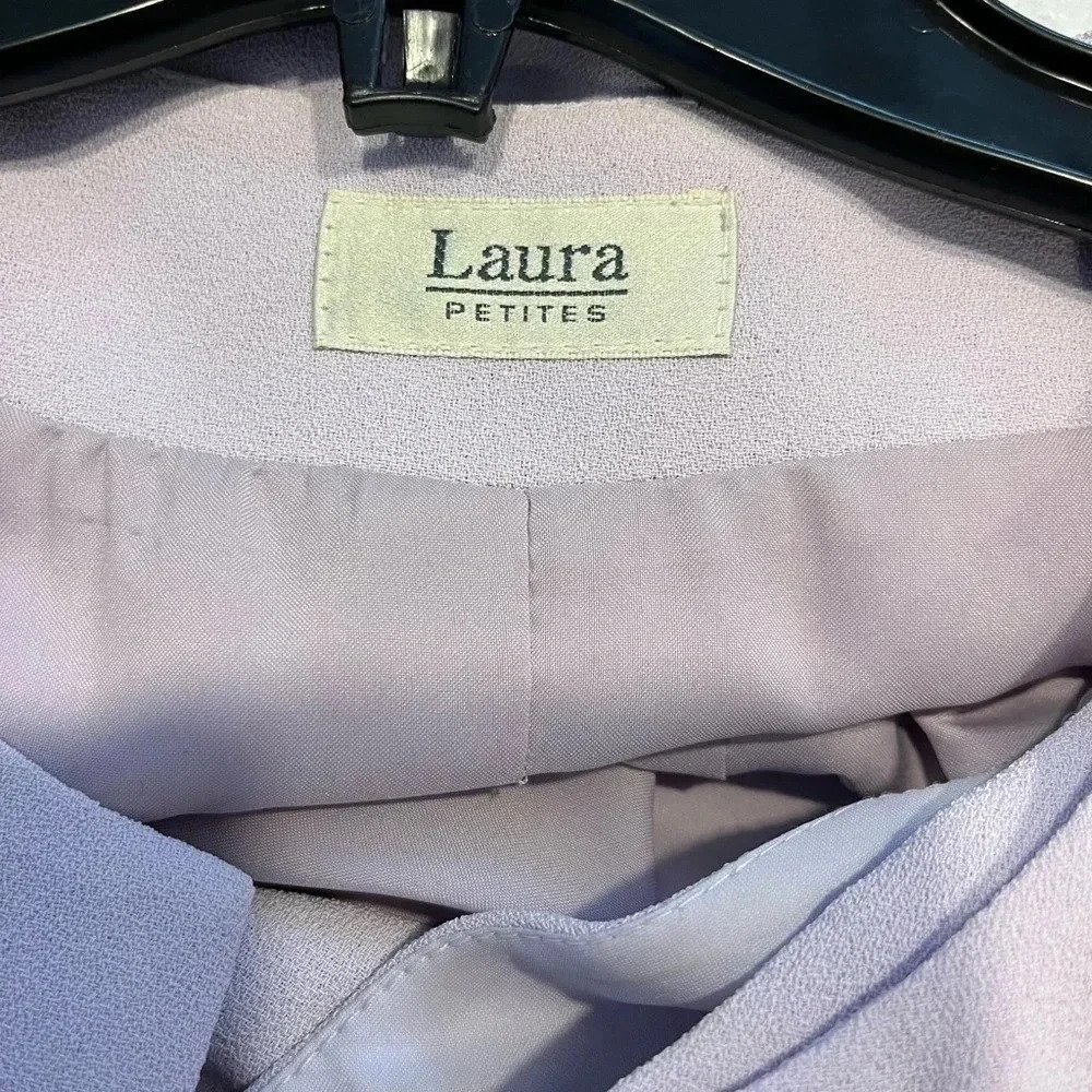 Laura Petites/ Blazer & dress set/ Soft lavender Colour/ Size US 10 - Picture 11 of 16